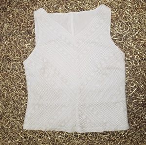 White |M| Sleeveless Blouse
